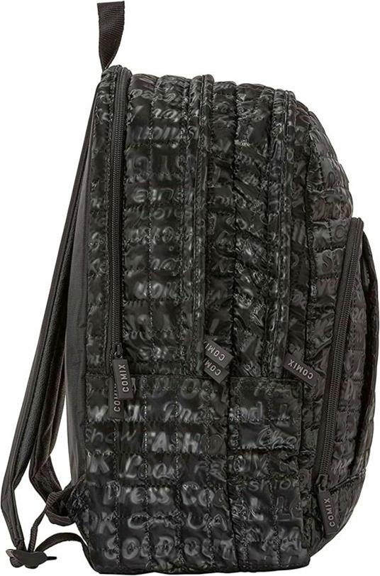 Zaino organizzato Quilted Black Comix Special - 2