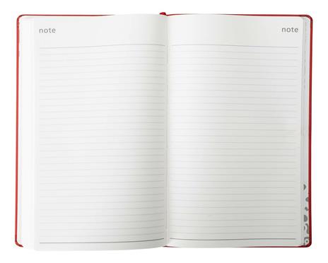 Agenda settimanale Panini 2023, 12 mesi, Large, WWF, rosso - 13 x 21 cm - 7