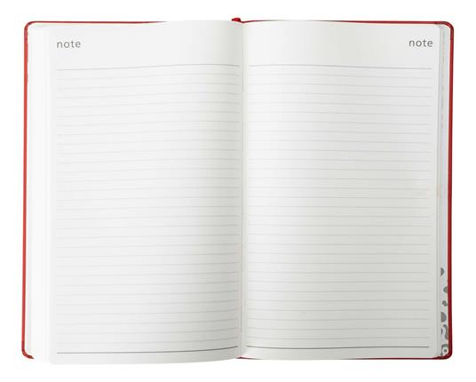 Agenda settimanale Panini 2023, 12 mesi, Large, WWF, rosso - 13 x 21 cm - 7