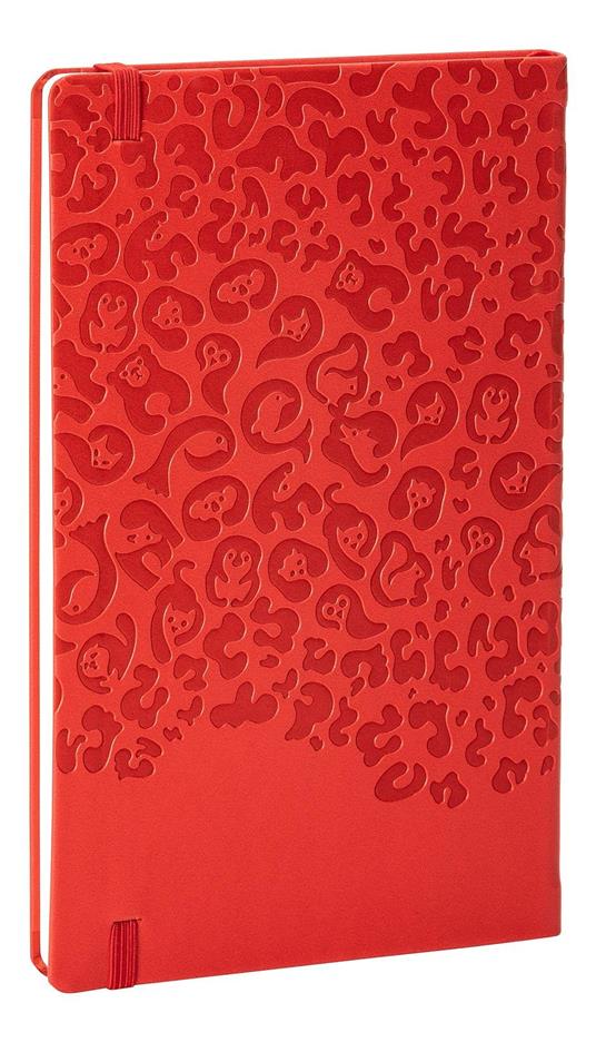 Agenda settimanale Panini 2023, 12 mesi, Large, WWF, rosso - 13 x 21 cm - 8