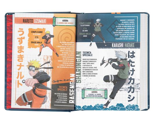 Diario 16 Mesi 2023-2024 Medium Comix Anime-Naruto Shippuden - 6