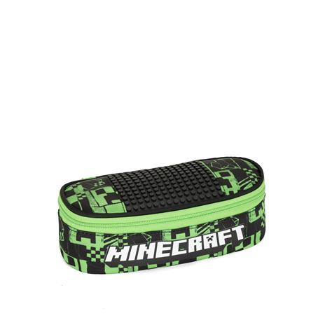 Astuccio Ovale Organizzato Green Minecraft