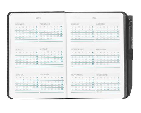 Agenda Comix 2024, 12 Mesi, settimanale, Medium Black - 4