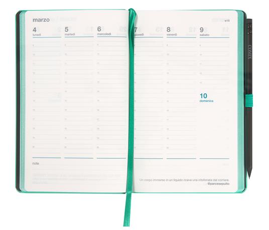 Agenda Comix 2024, 12 Mesi, settimanale, Large Vert. Tiffany - 3