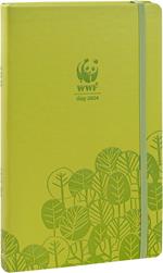 Agenda 12 Mesi 2024, giornaliera Large Wwf Verde