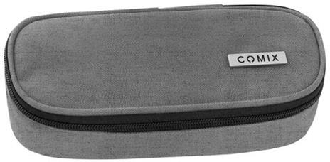 Astuccio Ovale Organizzato Monocolore Grigio Mel. Comix