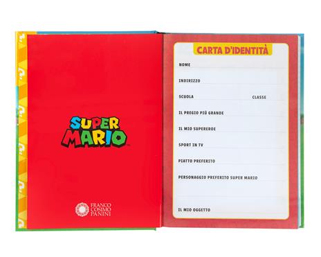 Diario 2024-2025, 12 mesi, Standard Rosso Supermario - 2