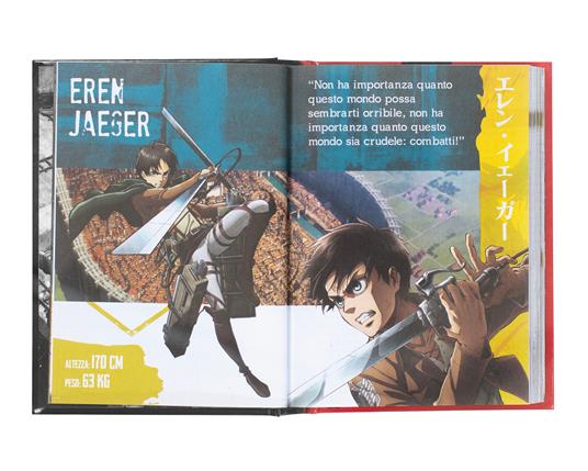 SuperDiario 2024-2025, 12 mesi, Medium Red Attack on Titan - 4