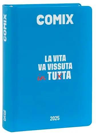 Diario 2024-2025, Comix 16 mesi, Standard Cyan