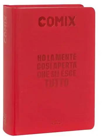 Diario 2024-2025, Comix 16 mesi, Mini Deep Red