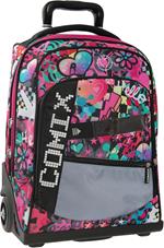 Zaino Organizzato Trolley Premium Comix Bright Hearts Girl