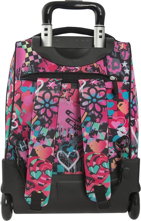 Zaino Organizzato Trolley Premium Comix Bright Hearts Girl - 6