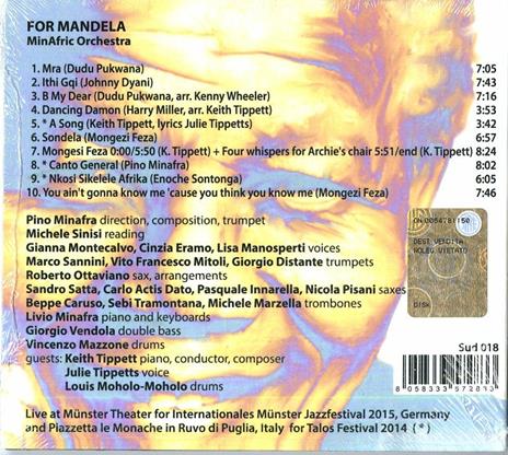 For Mandela - CD Audio di Minafric Orchestra - 2