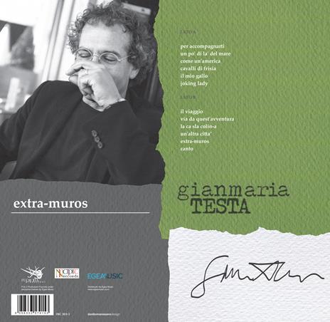 Extra Muros (Limited, Numbered & Transparent Vinyl Edition) - Vinile LP di Gianmaria Testa - 2