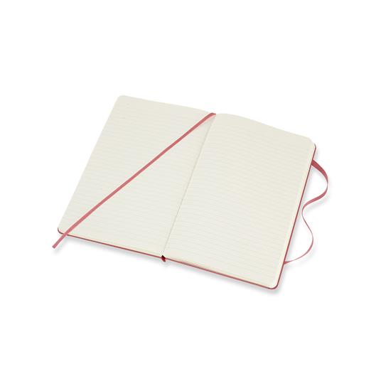 Taccuino Moleskine large a righe copertina rigida rosa. Daisy Pink - 4