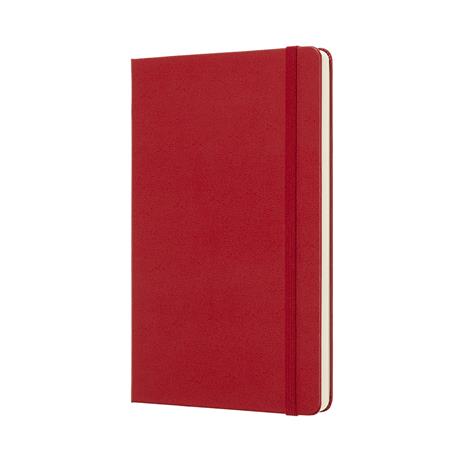 Taccuino Moleskine large puntinato copertina rigida rosso. Scarlet Red - 2