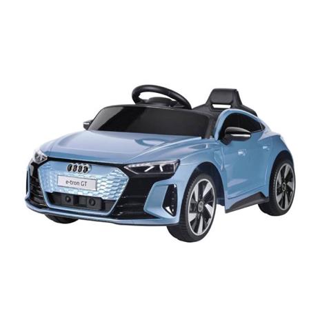 Macchina Elettrica Per Bambini Audi e-Tron Auto Elettrica Per Bambini Telecomandata, Sedile In Pelle,Porte Apribili, Motore Elettrico 12V Carico 25 Kg (Azzurro)