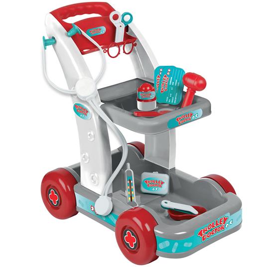 Carrello Dottore per Bambini Carrellino Medico Gioco con 13Accessori Idea Regalo