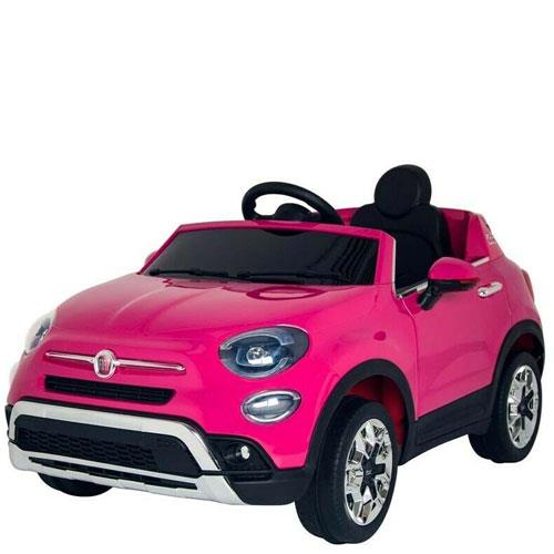 Auto elettrica per bambine Fiat 500X rosa con telecomando e bagagliaio  apribile. Macchina elettriche cabrio per bambina con radiocomando, batteria  12 volt e retromarcia - Giaquinto - Elettriche - Giocattoli | IBS