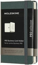 Portacarte Pro Business Card Holder XS copertina rigida verde. Forest Green