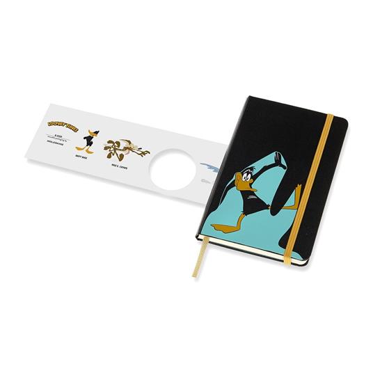 Taccuino Moleskine Looney Tunes Limited Edition pocket a righe. Daffy Duck. Nero - 5