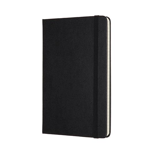 Taccuino Moleskine medium a quadretti copertina rigida nero. Black - 2