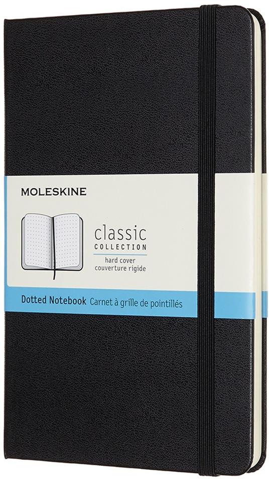 Taccuino Moleskine medium puntinato copertina rigida nero. Black -  Moleskine - Cartoleria e scuola