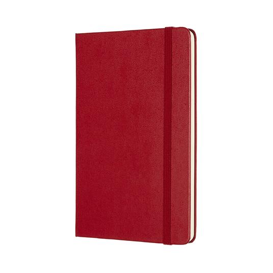 Taccuino Moleskine medium puntinato copertina rigida rosso. Scarlet Red -  Moleskine - Cartoleria e scuola