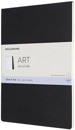 Blocco per schizzi Art Sketch Pad Moleskine A4 copertina morbida nero. Black