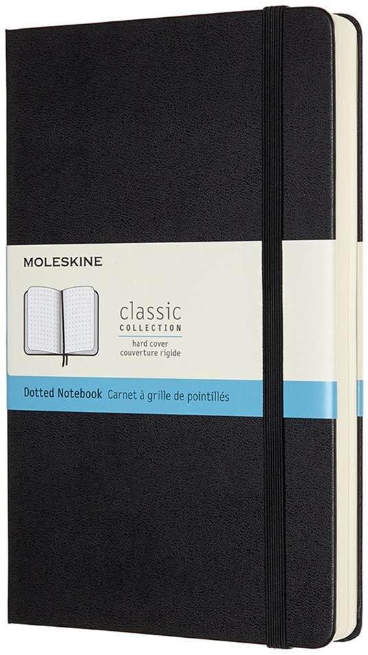 Taccuino Moleskine Expanded large puntinato copertina rigida nero