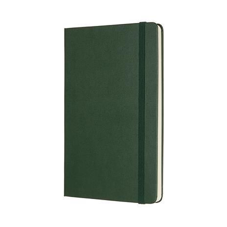 Taccuino Moleskine large a pagine bianche copertina rigida verde. Myrtle Green - 2