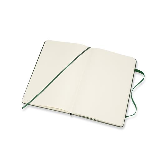 Taccuino Moleskine large a pagine bianche copertina rigida verde. Myrtle  Green - Moleskine - Cartoleria e scuola