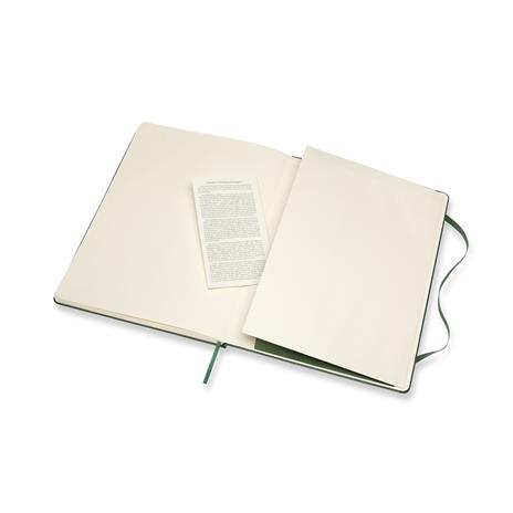 Taccuino Moleskine XL a righe copertina rigida verde. Myrtle Green - 5