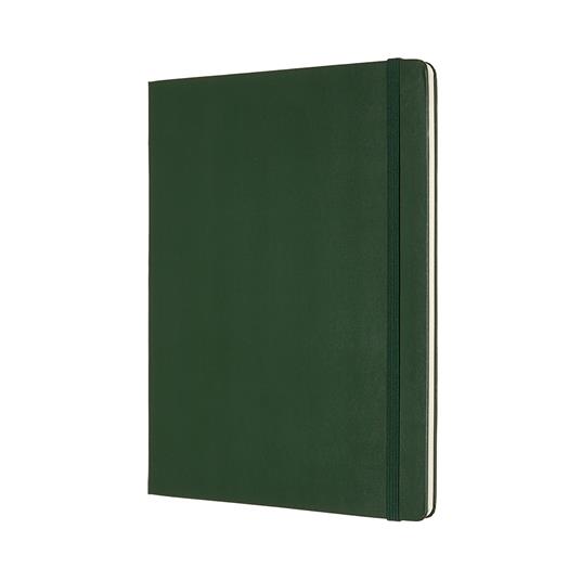 Taccuino Moleskine XL a pagine bianche copertina rigida verde. Myrtle Green - 2