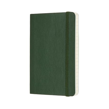 Taccuino Moleskine pocket a righe copertina morbida verde. Myrtle Green - 2