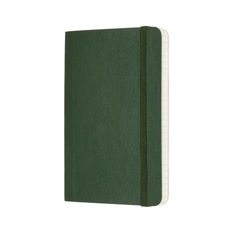 Taccuino Moleskine pocket a quadretti copertina morbida verde. Myrtle Green - 2