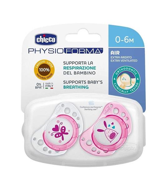 Chicco ciuccio Physio Air per Bimba 0-6 Mesi