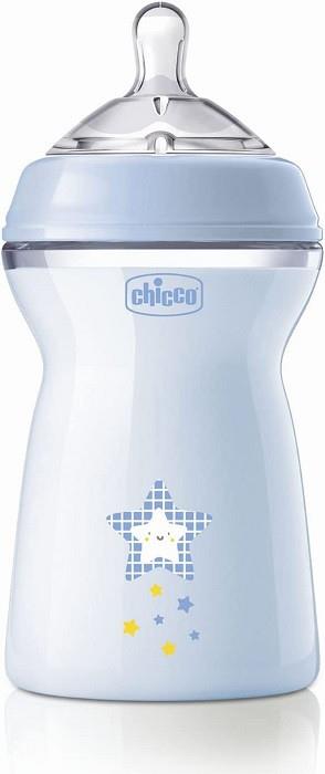 Chicco Natural Feeling Biberon Anticolica 6M+ 330 ml con Tettarella  Silicone Morbida Colore Azzurro - Artsana - Per la culla e il passeggino -  Giocattoli | IBS