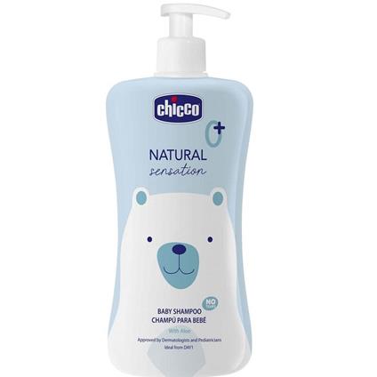 Chicco Shampoo Senza Lacrime Natural Sensation con Aloe e Olio di Mandorle Dolci da 500 ml