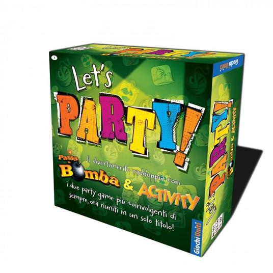 Lets Party. Passa la Bomba e Activity. Gioco da tavolo - Giochi Uniti -  Giochi di ruolo e strategia - Giocattoli | IBS