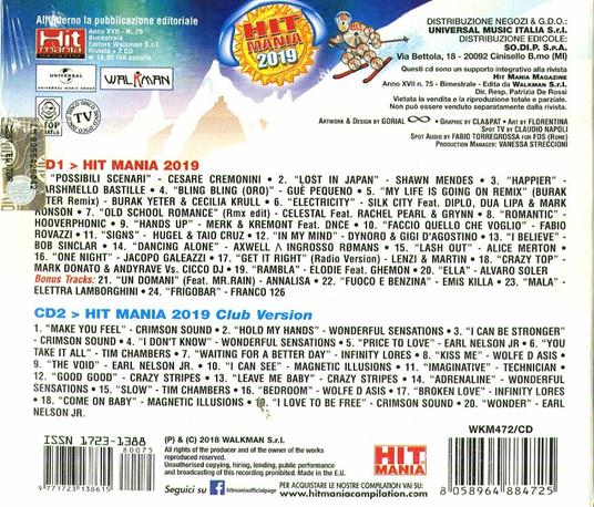 Hit Mania 2019 ( + Rivista) - CD | IBS