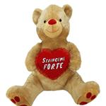 Orso peluche 90 cm con cuore stringimi forte