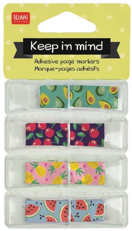 Segnapagina Legami Keep in Mind Page Markers Frutti. Fruits - Legami -  Cartoleria e scuola