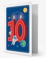 Biglietto d'auguri Legami Postal Greeting Card compleanno 10 anni Bambino