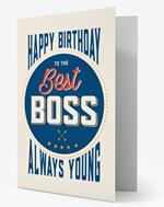 Biglietto d'auguri compleanno Legami Postal Greeting Card Boss