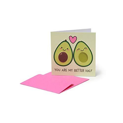 Biglietto d'auguri piccolo Legami Small Greeting Card Avocado