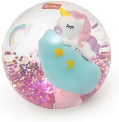 Pallina rimbalzante luminosa Legami, Light-Up Bouncy Ball - Unicorn - Legami  - Idee regalo