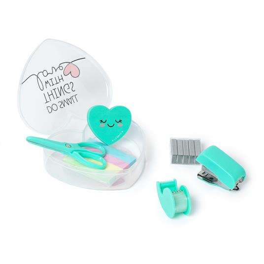 Mini Set di cancelleria Cuore Legami, Mini Stationery Set Heart - Legami - Cartoleria  e scuola