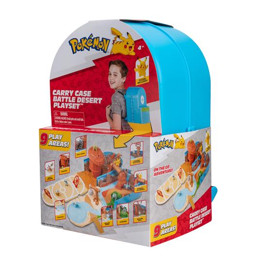 Pokemon playset arena nel deserto con personaggio esclusivo