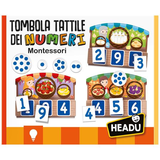 Tombola Tattile dei Numeri Montessori - 30